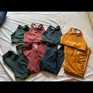 Leggings and sports bra sets